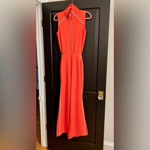 SPANX — NWT XS Poppy Air Essentials Pique Jumpsuit